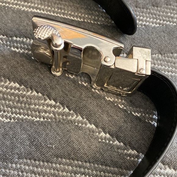 GUCCI RARE black handsome clipping belt 46/115 - Picture 4 of 10